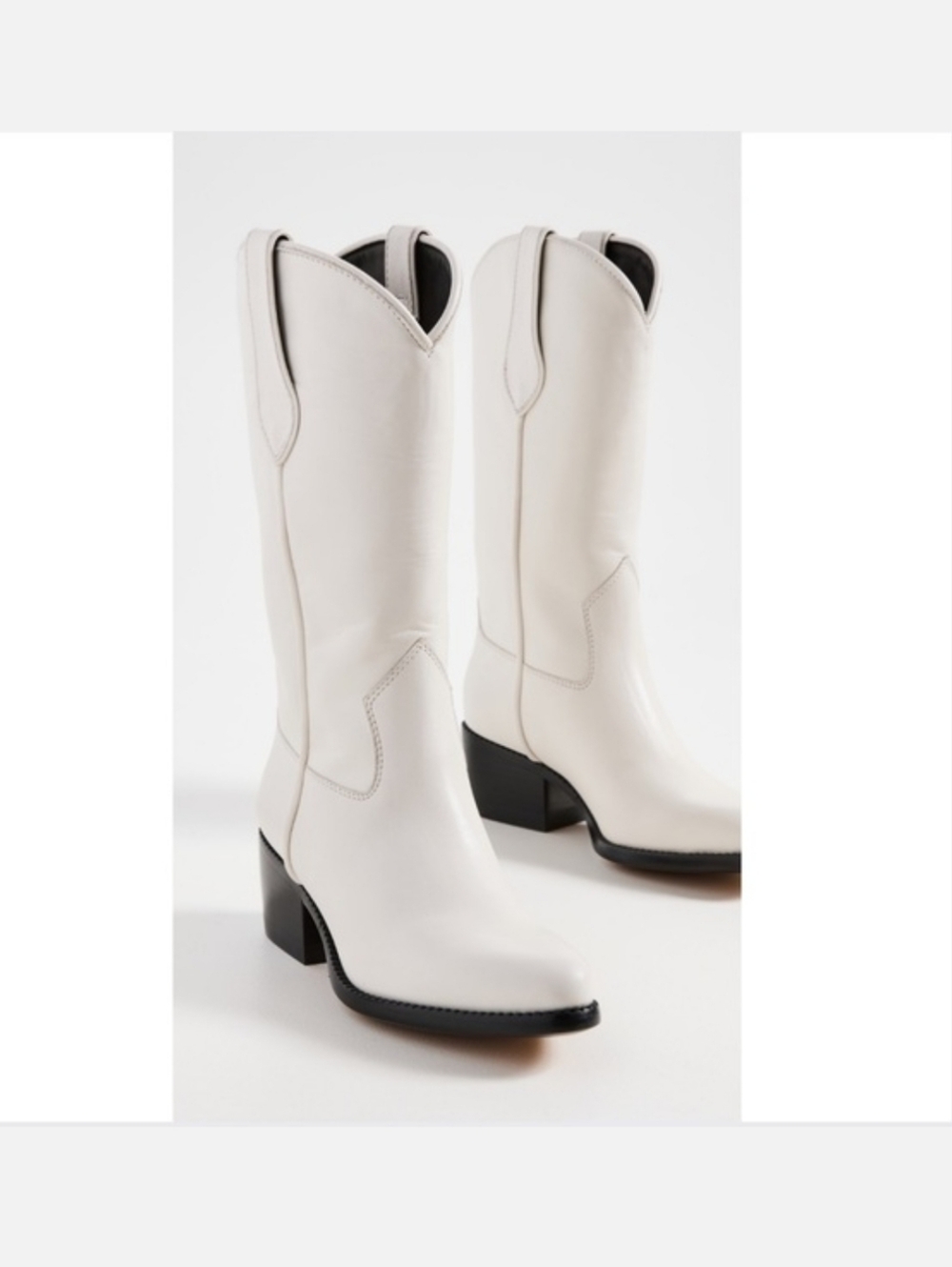 Rag & Bone Leather Cowboy Western Boots